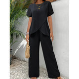Lorrina - Chic Soft Two-Piece Ensemble