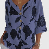 Isabel | Chic Floral Pattern Blouse