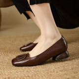 Phoebe - Chic Leather Ballet Flats