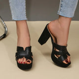 Adeline – Chic Platform Mule Heels