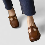 Kyrahnae | T-Strap Mary Jane Shoes with Orthopedic Support