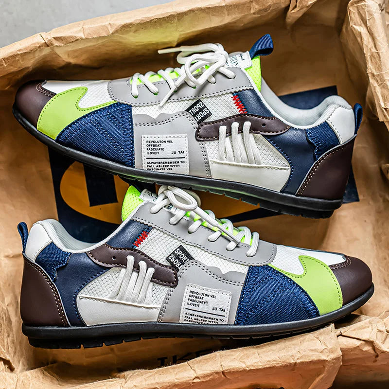 Julian - Vintage Color Block Sneakers