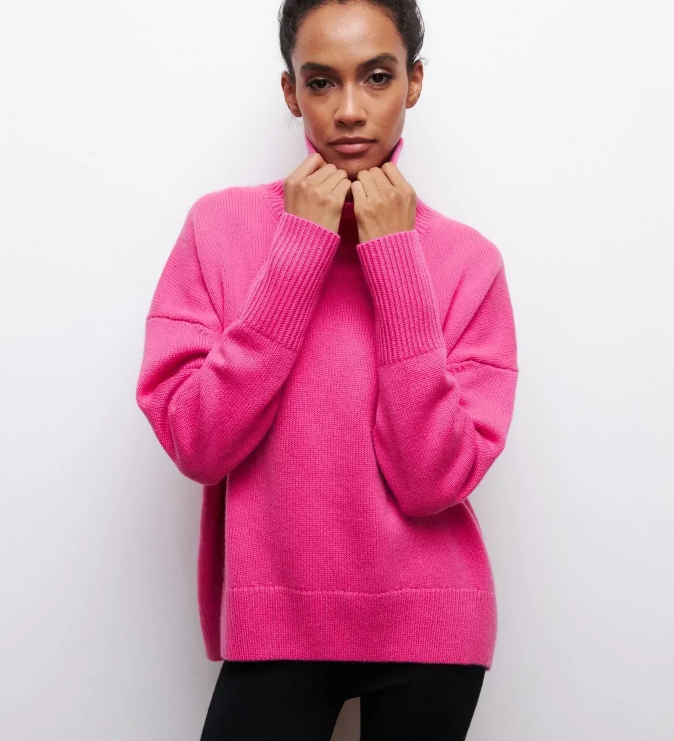 ALYSSA™ - Chic Turtleneck Knit Sweater