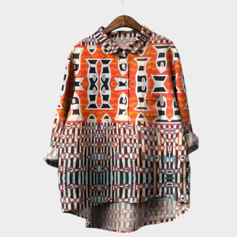 Tallie - Easygoing Printed Top