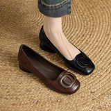 Phoebe - Chic Leather Ballet Flats