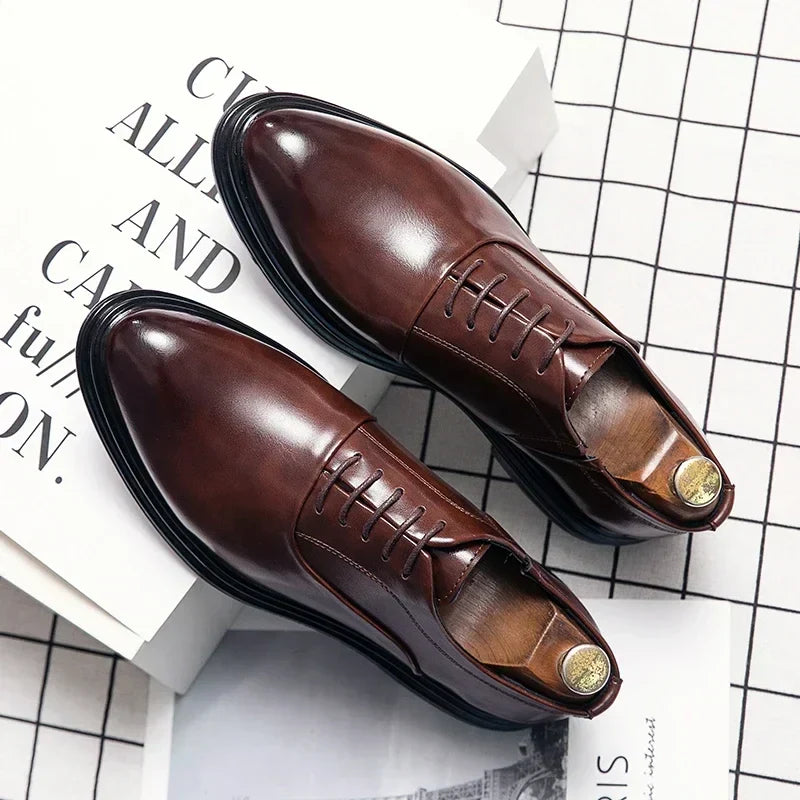 Damon - Luxury Leather Oxford Dress Shoes