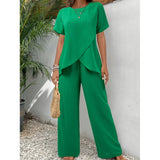 Lorrina - Chic Soft Two-Piece Ensemble