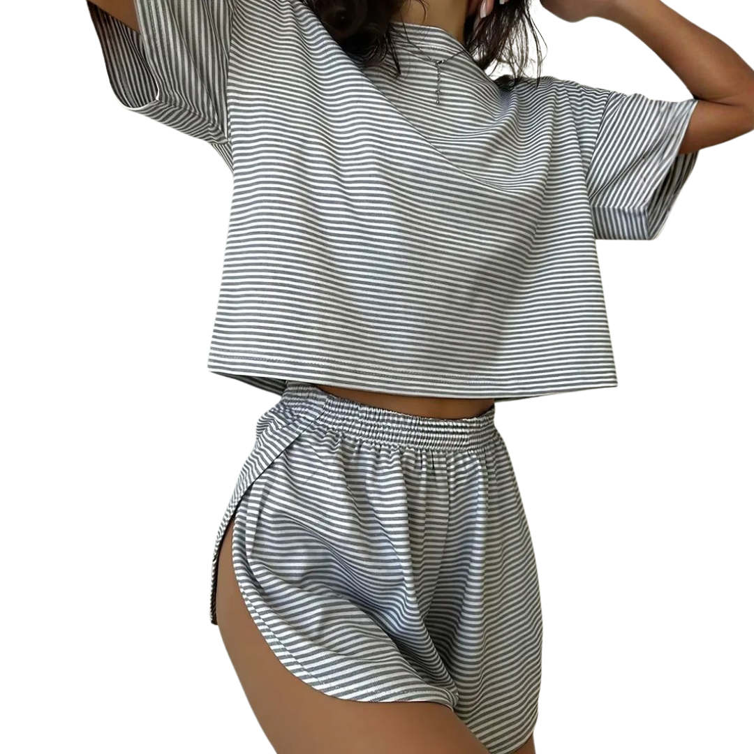 BREEZY™ – Cozy Knit Lounge Pajama Ensemble