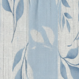 Solene - Midi Dress with Blue Leaf Print