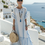 Ione - Striped Long Maxi Dress