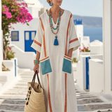 Noemi - V-Neck Pocket Maxi Dress
