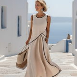 Soleia - Flowing Cotton Maxi Dress