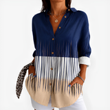 Penelope - Striped Coastal Blouse