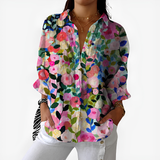 Aria - Enchanted Floral Garden Blouse