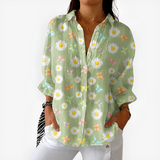 Sage Daisy Meadow Blouse by Natalie