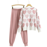 MARIANNET - Soft Knit Sweater with Cozy Heart Design