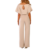 AMANDA™ – Elegant Batwing Sleeve Jumpsuit