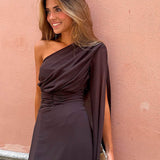 Jervis Bay - Cape Sleeve Maxi Dress