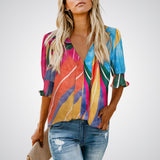 Monica - Stylish V-Neck Top