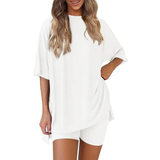 HALSEY™ – Cozy Solid Lounge Two-Piece Ensemble