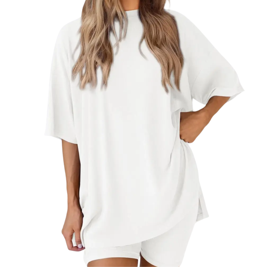 LENNIE™ – Cozy Solid Lounge Shorts Set