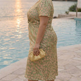Scarborough - Front Knot Shaping Midi Dress
