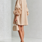 Margot - Mini Dress with Floral Accents