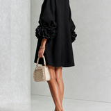 Margot - Mini Dress with Floral Accents