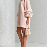 Margot - Mini Dress with Floral Accents