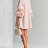 Margot - Mini Dress with Floral Accents