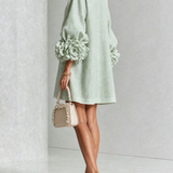 Margot - Mini Dress with Floral Accents