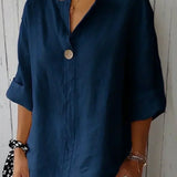 Nayla - Relaxed V-Neck Top