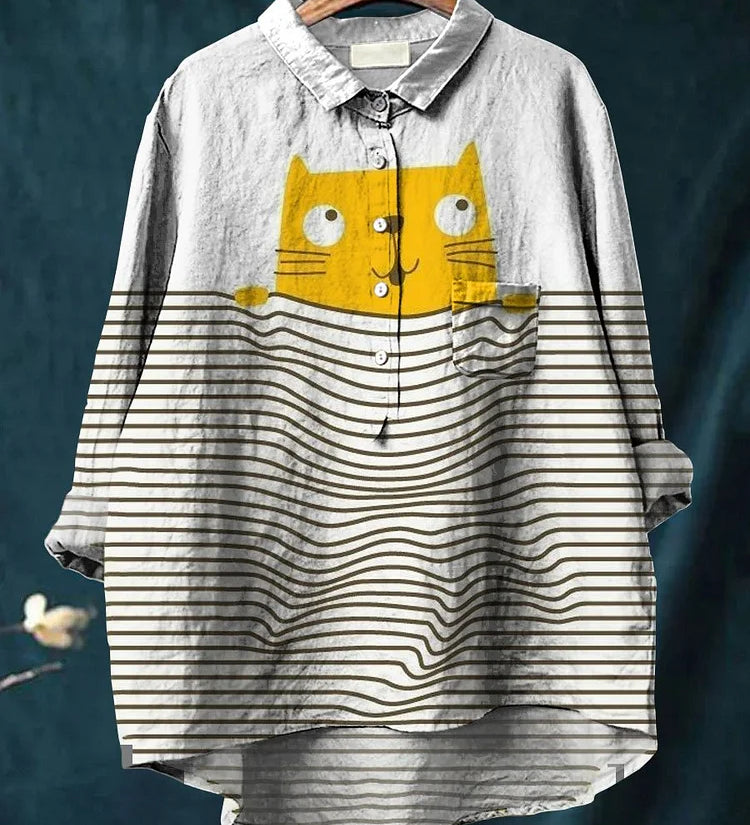 Amari - Artistic Cat Tee