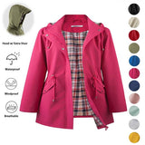 DENAT - Sleek Lightweight Hooded Trench Coat