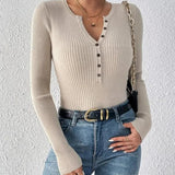 Shasha - Stylish Slim-Fit Long Sleeve Top