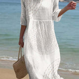 Women's Casual Embroidered Dress