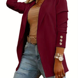 EMMA™ - Stylish Open-Front Blazer