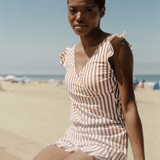 Curl Curl - Ruffled Swimsuit with Built-in Chest Support