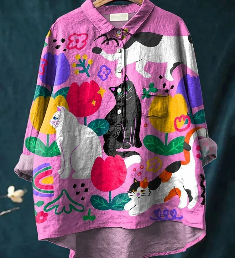 Amari - Artistic Cat Tee