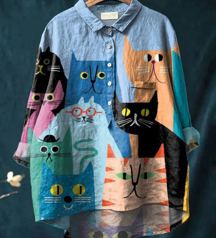 Avery - Artistic Cat Tee