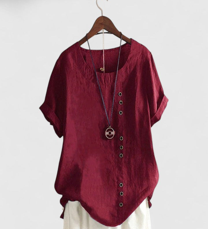Elisavie | Cozy Short Sleeve Top