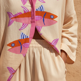 Charlotte - Button-Up Shirt and Pants Ensemble
