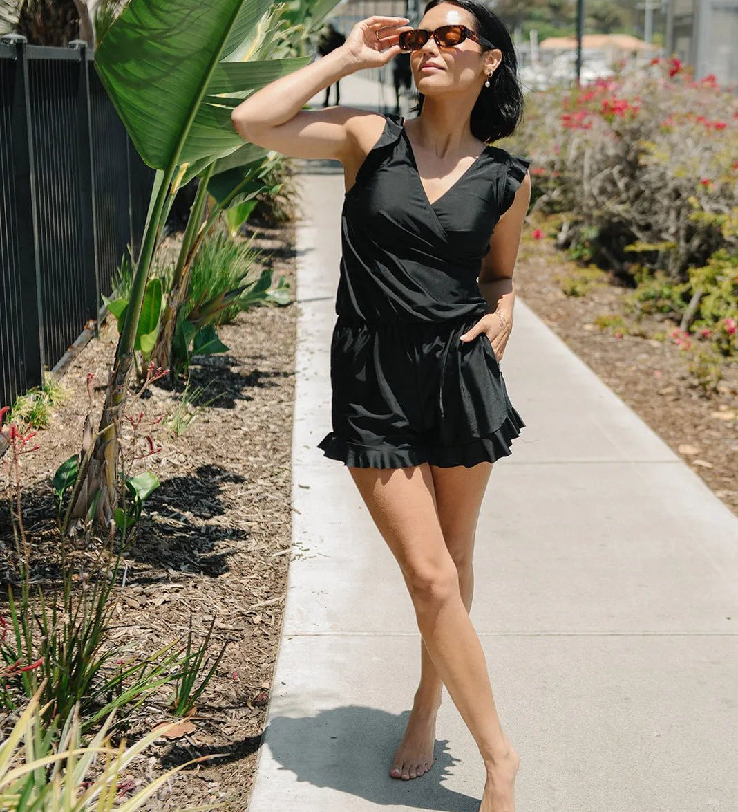 Curl Curl - Ruffled Swimsuit with Bust Support