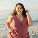Curl Curl - Ruffled Swimsuit with Built-in Chest Support