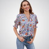 Monica - Stylish V-Neck Top