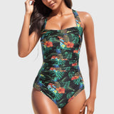 Floral One-Piece Swimsuit - Wanda Beach Collection