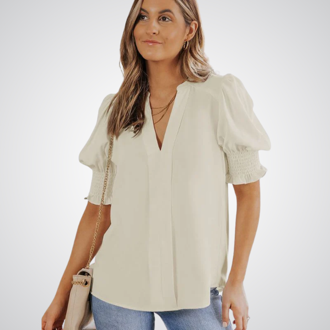 Monica - Stylish V-Neck Top
