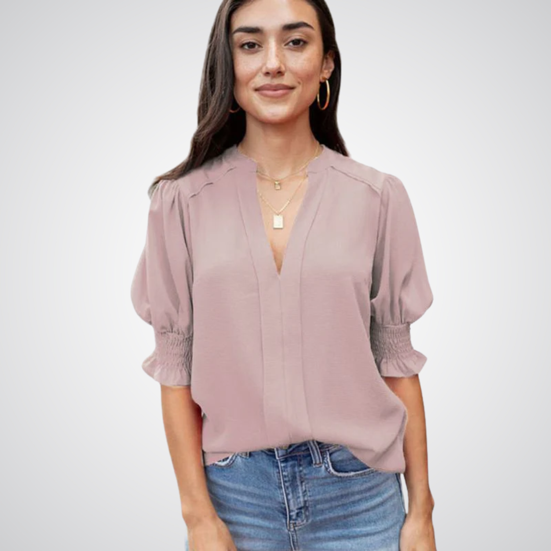 Monica - Stylish V-Neck Top