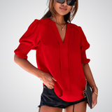 Monica - Stylish V-Neck Top