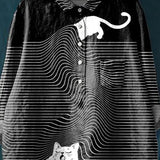 Cora - Artistic Cat Tee
